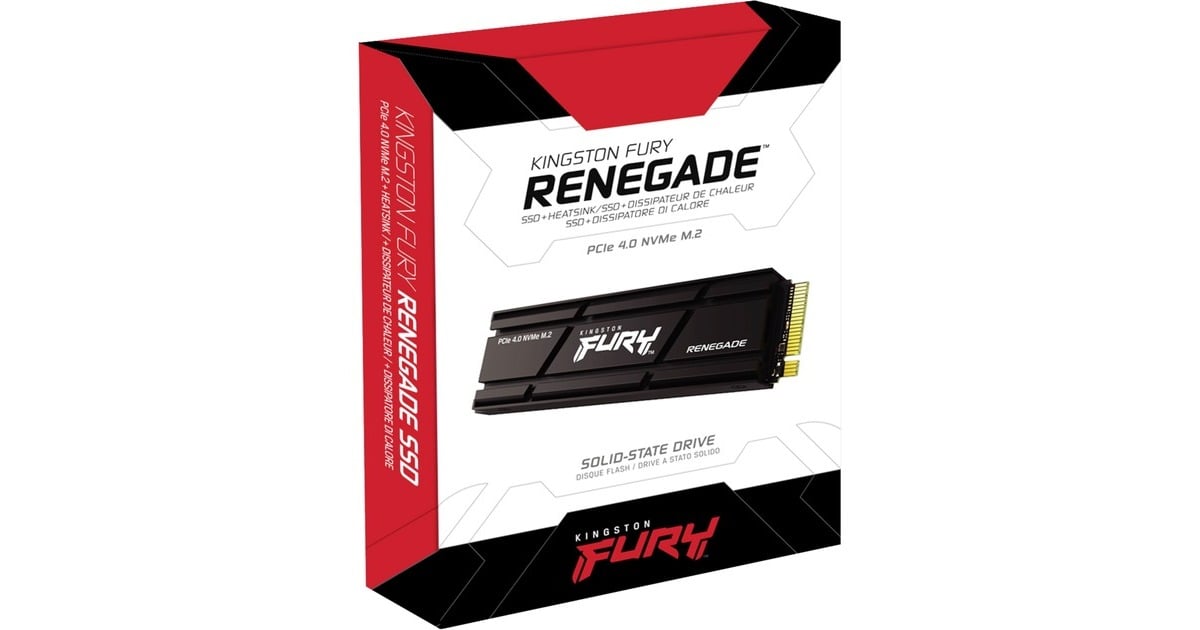 Kingston FURY Renegade Heatsink 500 GB, SSD schwarz, PCIe 4.0 x4  