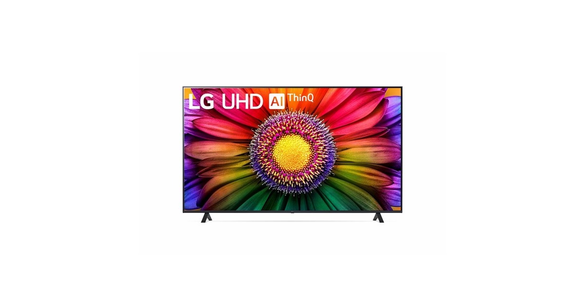 LG 75UR80006LJ, LED-Fernseher 189 cm (75 Zoll), schwarz, UltraHD/4K, HDR,  HDMI, Triple Tuner