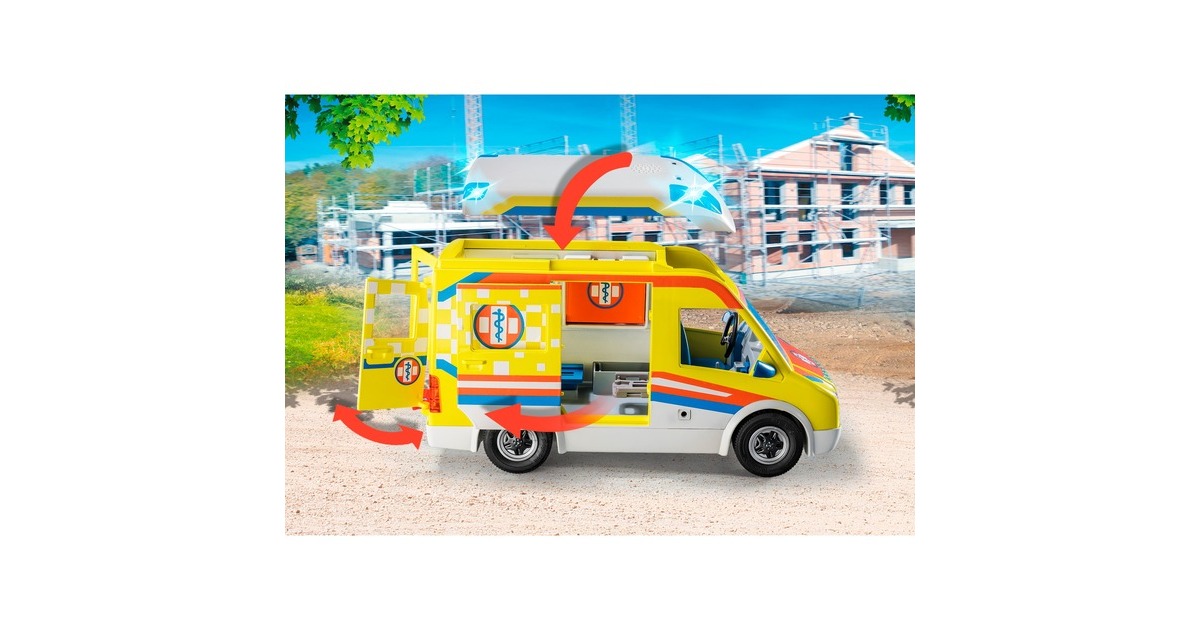 71202 City Life Rettungswagen mit Licht und Sound Konstruktionsspielzeug