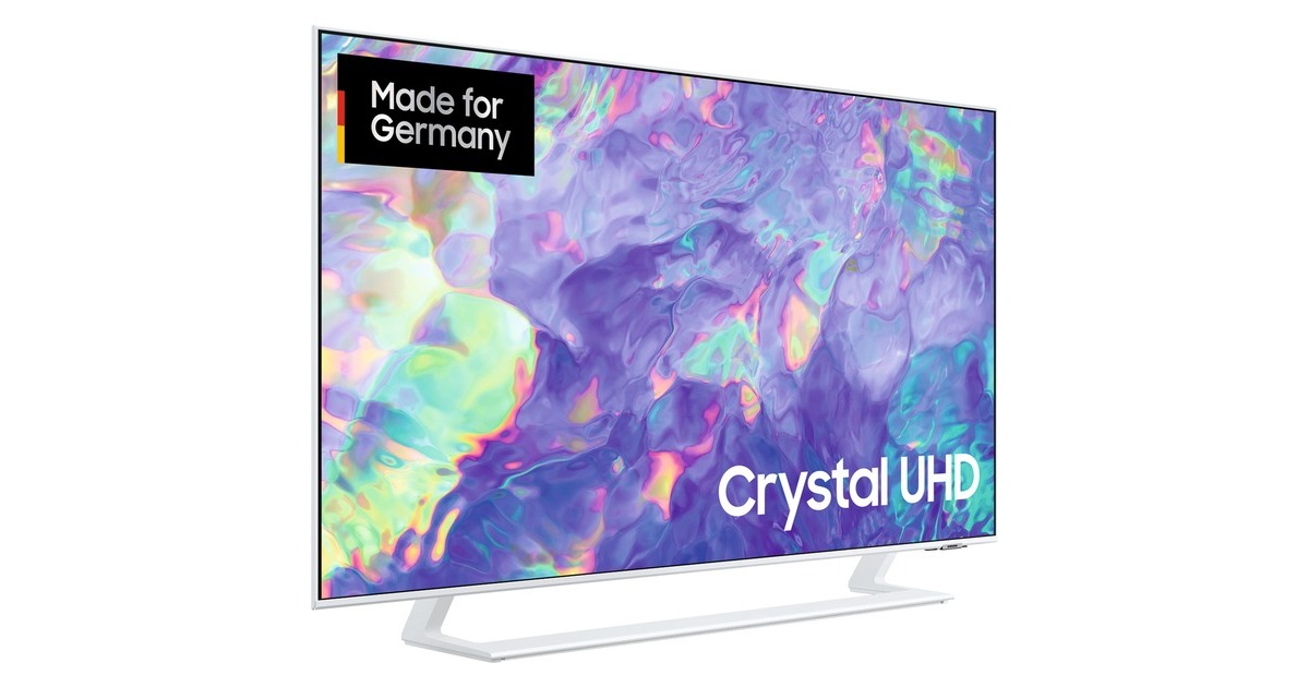 SAMSUNG GU-43CU8589, LED-Fernseher 108 cm (43 Zoll), weiß, UltraHD/4K ...