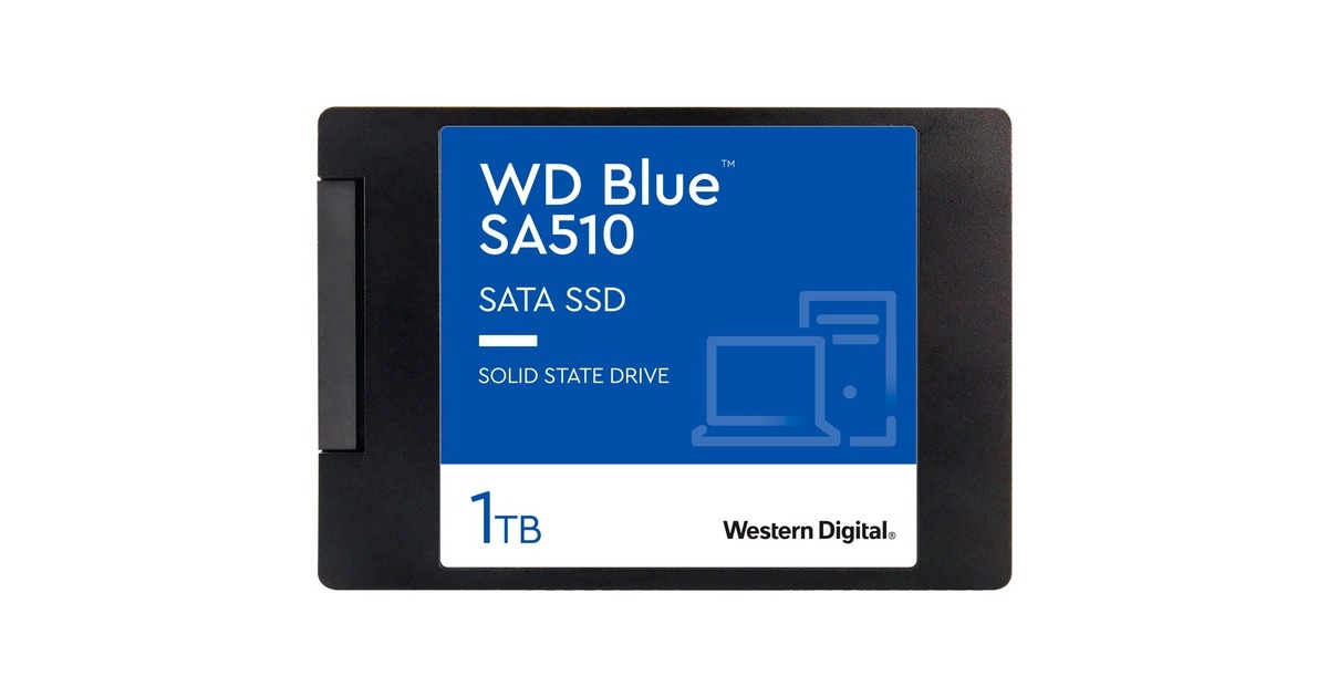 内蔵型SSD WD Blue SA510 1TB SATA SSD WD Blue SA510 1 TB, SSD SATA 6 Gb/s, 2,5