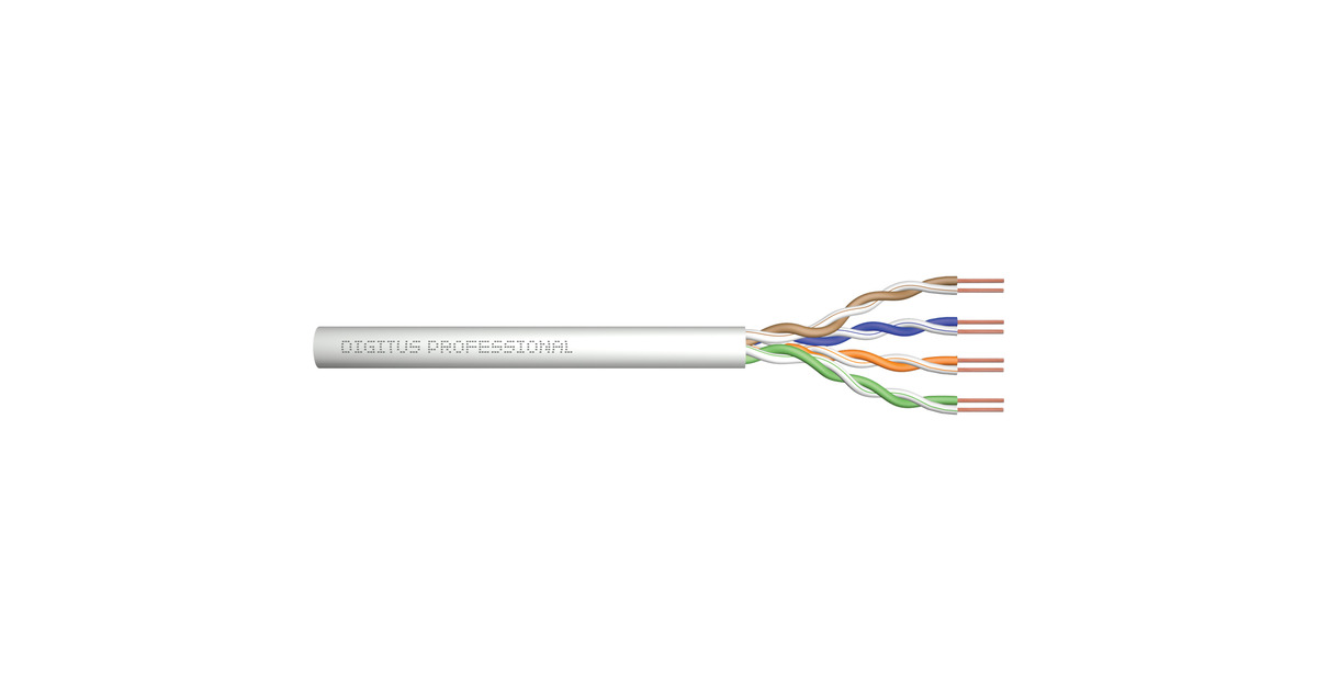 Utp Simplex Digitus Professional ASSNET100 Cat.5e U/UTP Verlegekabel simplex, Eca ...