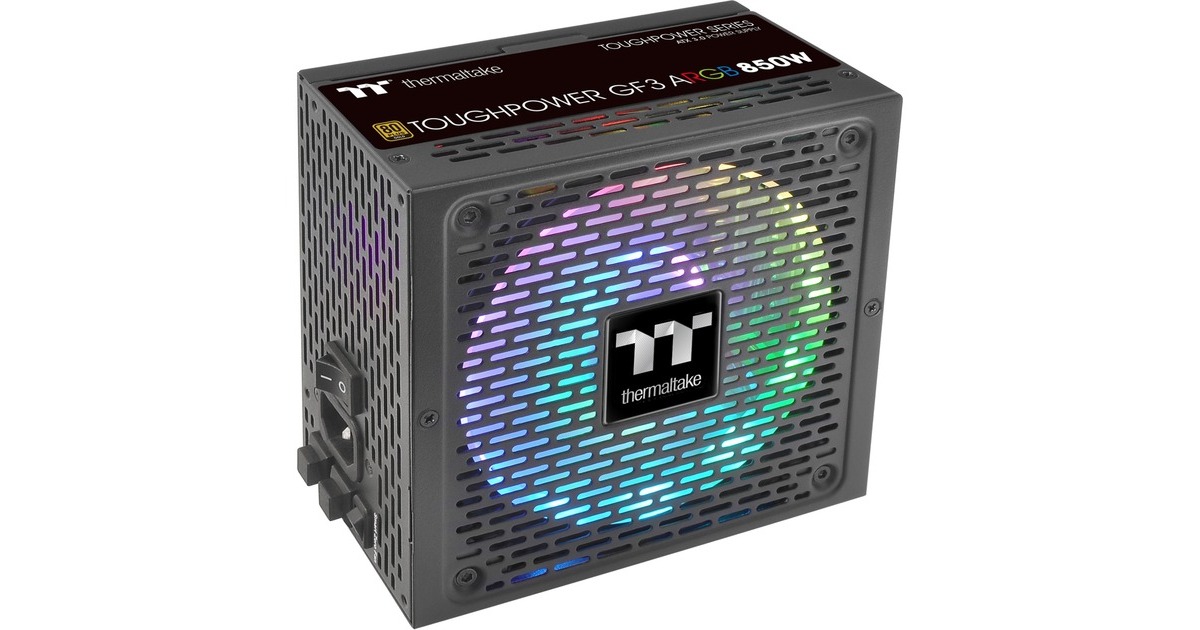 Thermaltake Toughpower GF3 ARGB 850W Gold, PC-Netzteil schwarz, 5x PCIe ...