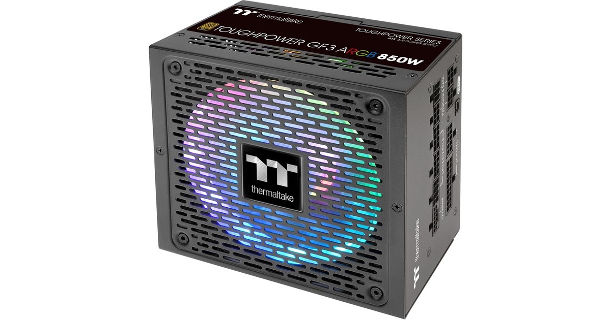 Thermaltake Toughpower GF3 ARGB 850W Gold, PC-Netzteil schwarz, 5x PCIe ...
