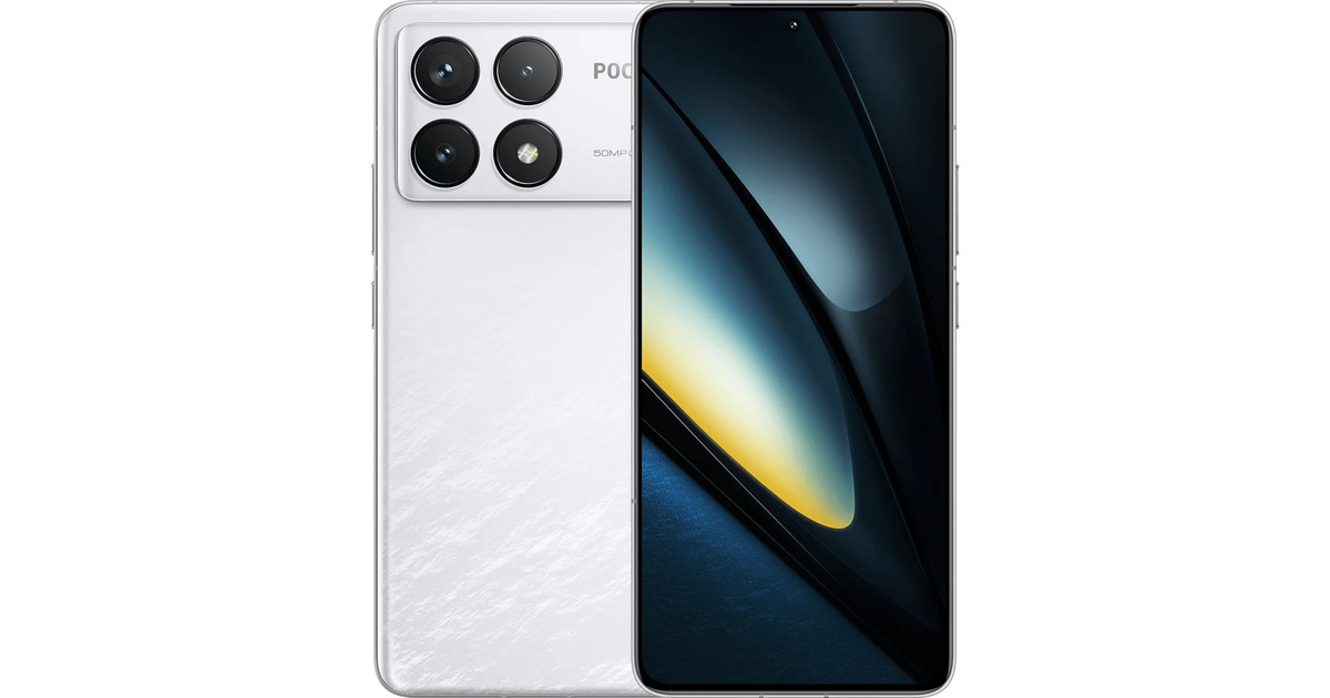 Xiaomi POCO F6 Pro 512GB, Handy white, 5G, 12 GB RAM, 12 GB