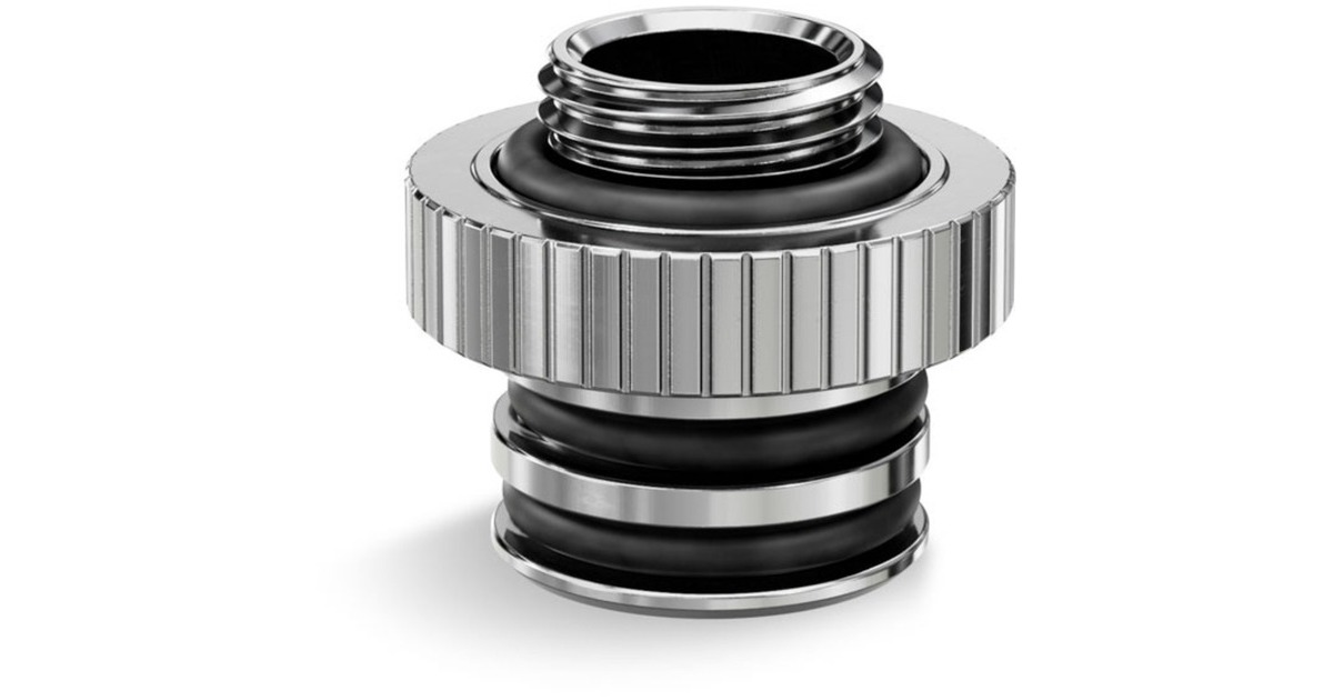 EKWB EKQuantum Torque PushIn Adapter M 7 Nickel, Verbindung nickel