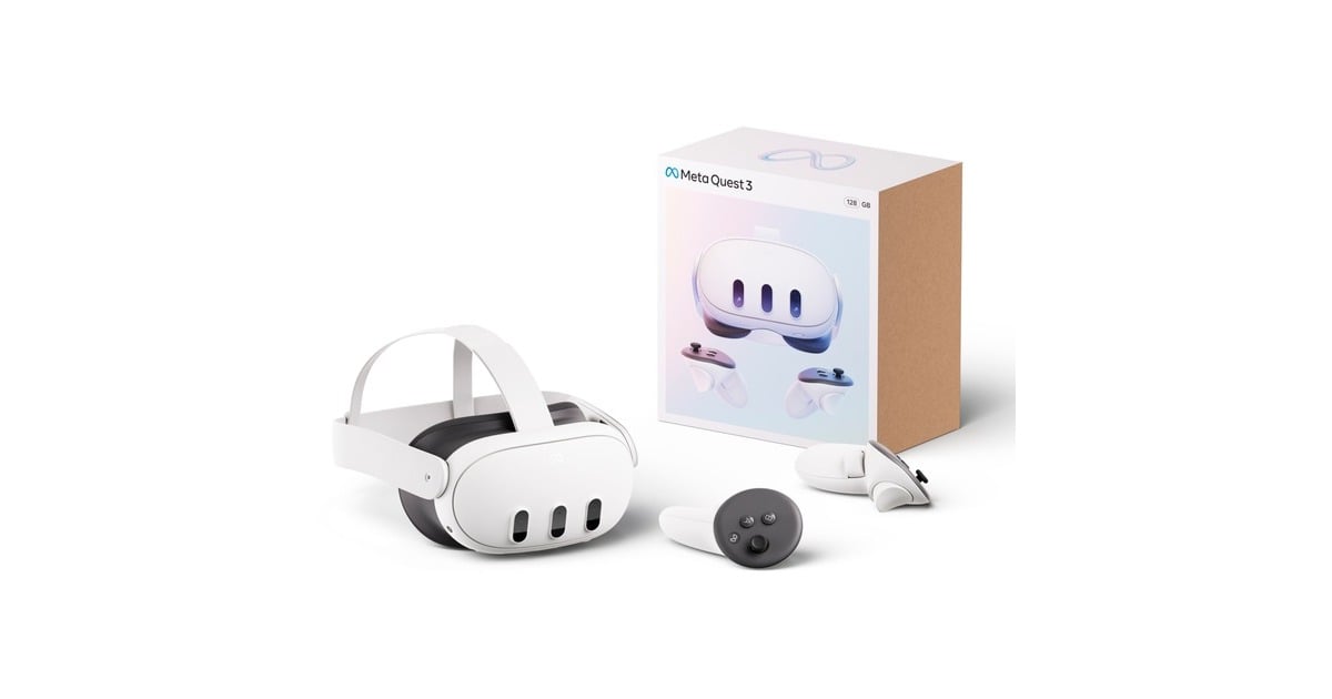 Meta Quest 3 128 GB , VR-Brille weiß, All-in-One-Gamingsystem