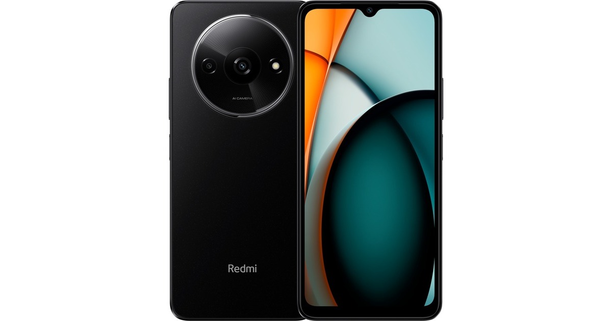 Xiaomi Redmi A3 128GB, Handy Midnight Black, Android 14, 4 GB LPDDR4X