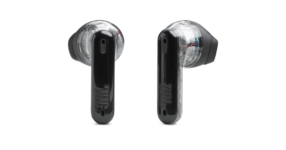 JBL Tune Flex Ghost Edition, Kopfhörer schiefer/transparent, USB-C 