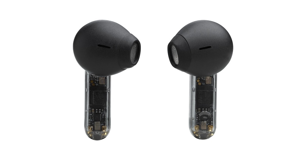 JBL Tune Flex Ghost Edition, Kopfhörer schiefer/transparent, USB-C 