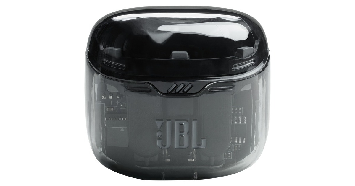 JBL Tune Flex Ghost Edition, Kopfhörer schiefer/transparent, USB-C 