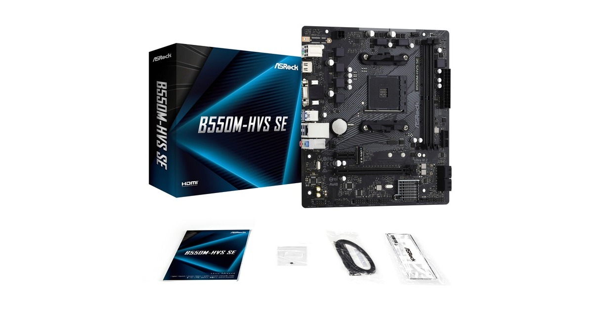 ASRock B550MHVS SE, Mainboard