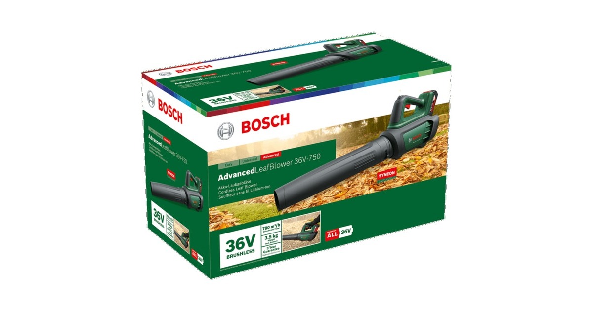 Bosch Heimwerken & Garten Akku-Laubbläser Advanced LeafBlower 36V 