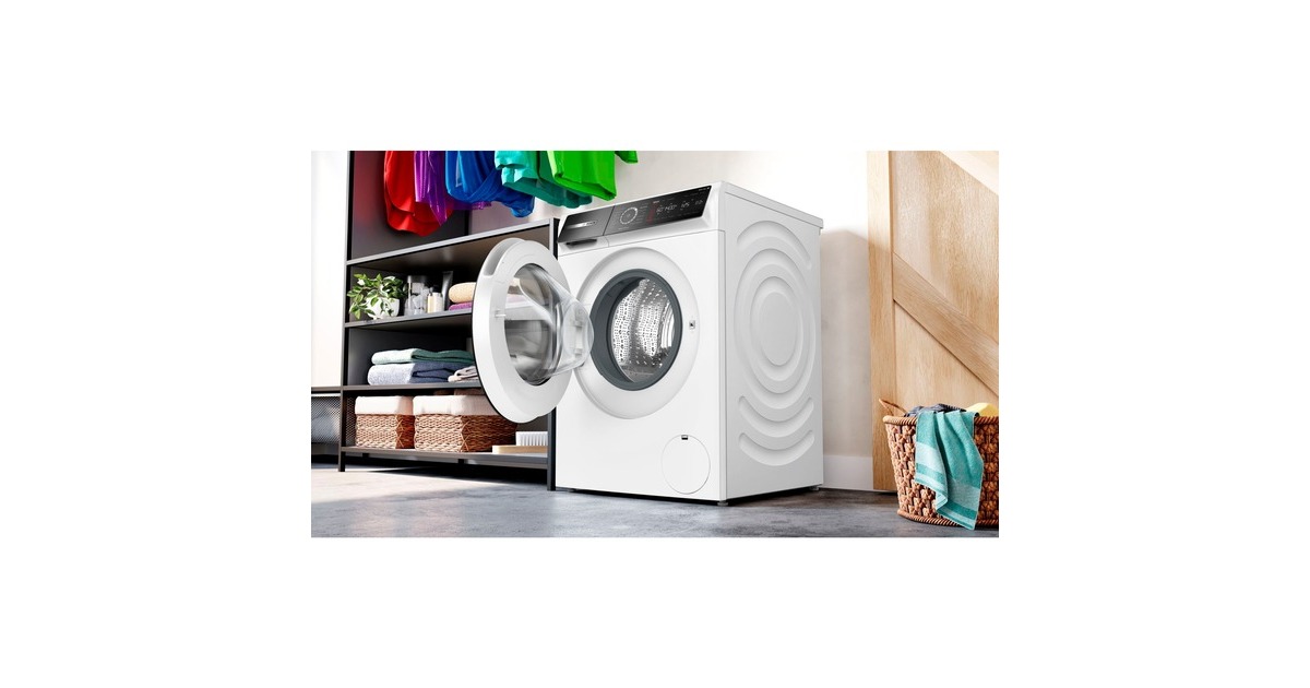 WGB244070 Connect Bosch 60 Home Home Waschmaschine Serie weiß/schwarz, cm, 8,
