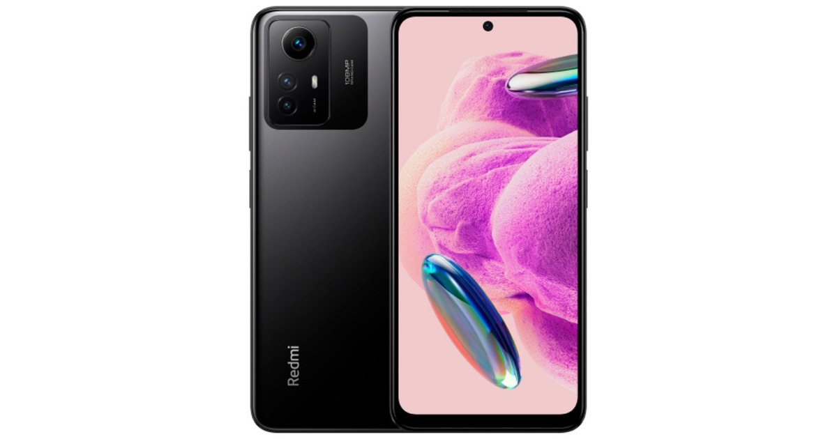 Xiaomi Redmi Note 12s 256GB, Handy Onyx Black, Android 13, Dual 