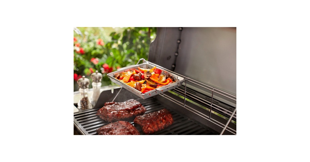 er ETGS Elevations Tiered Grilling System Grillkorb 7616 edelstahl