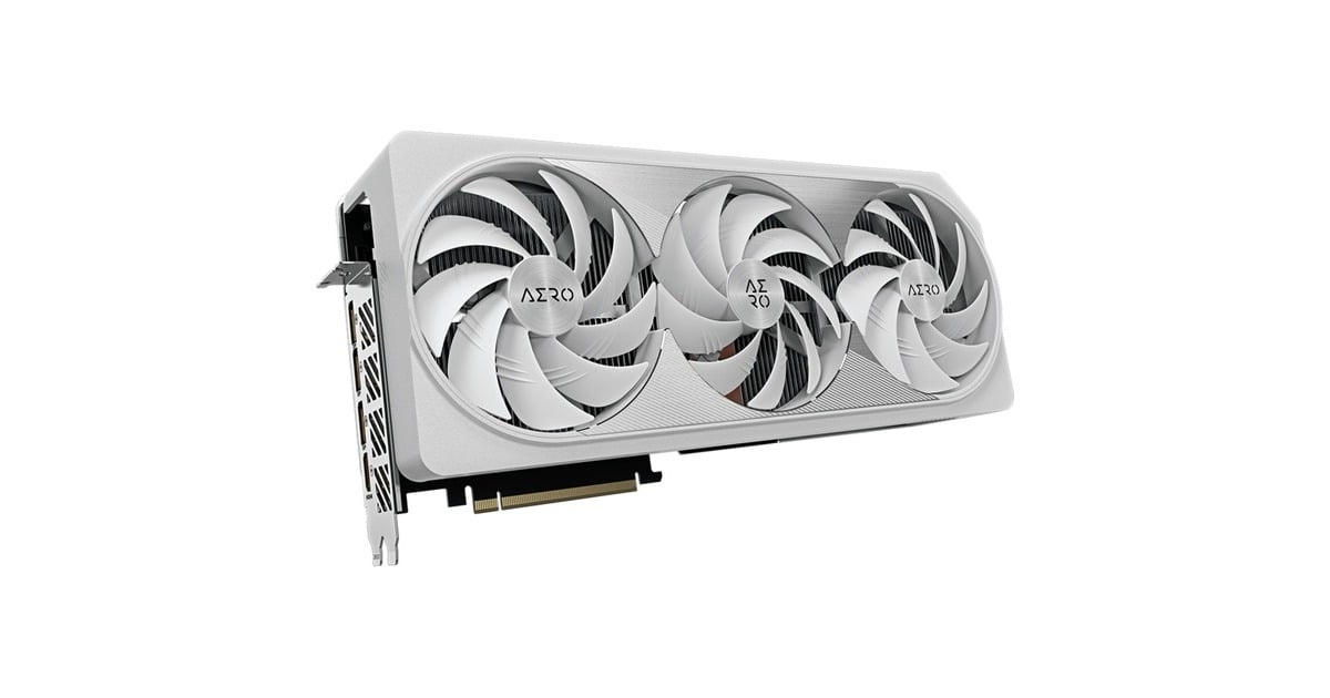 GIGABYTE GeForce RTX 4090 AERO OC 24G, Grafikkarte weiß/silber, DLSS 3 ...