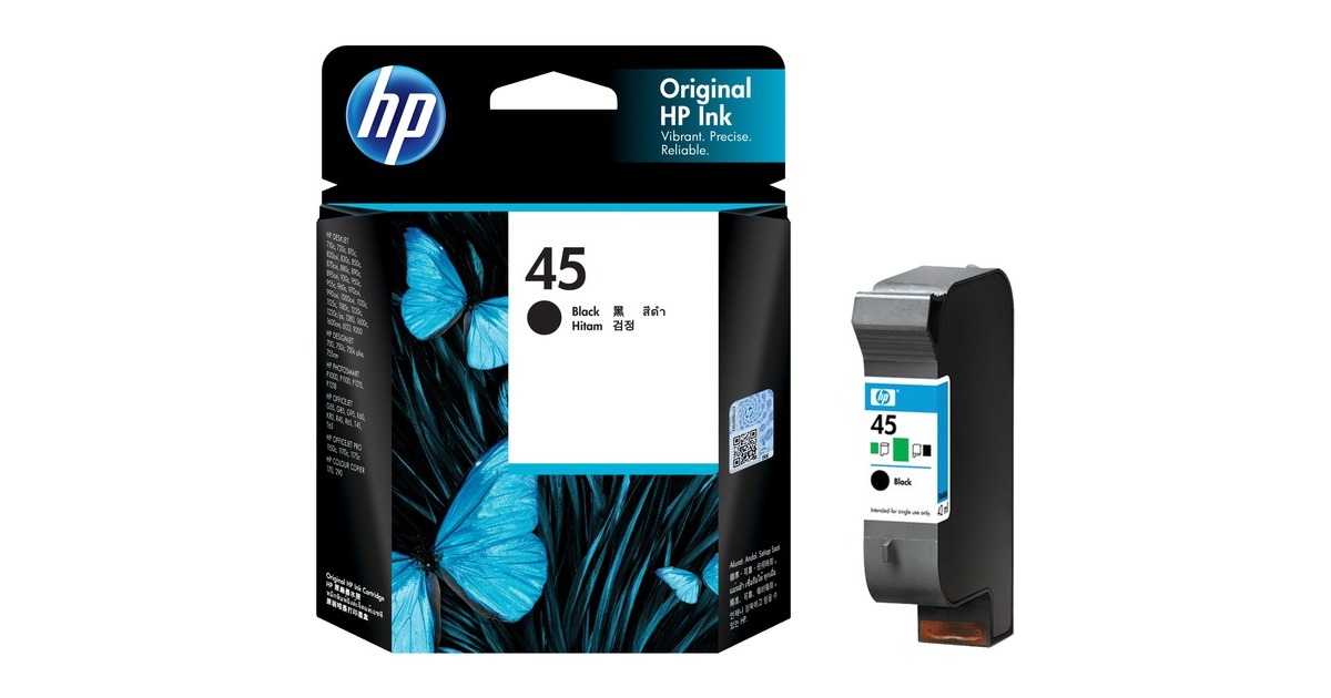 HP Tinte schwarz Nr. 45 (51645A) Retail