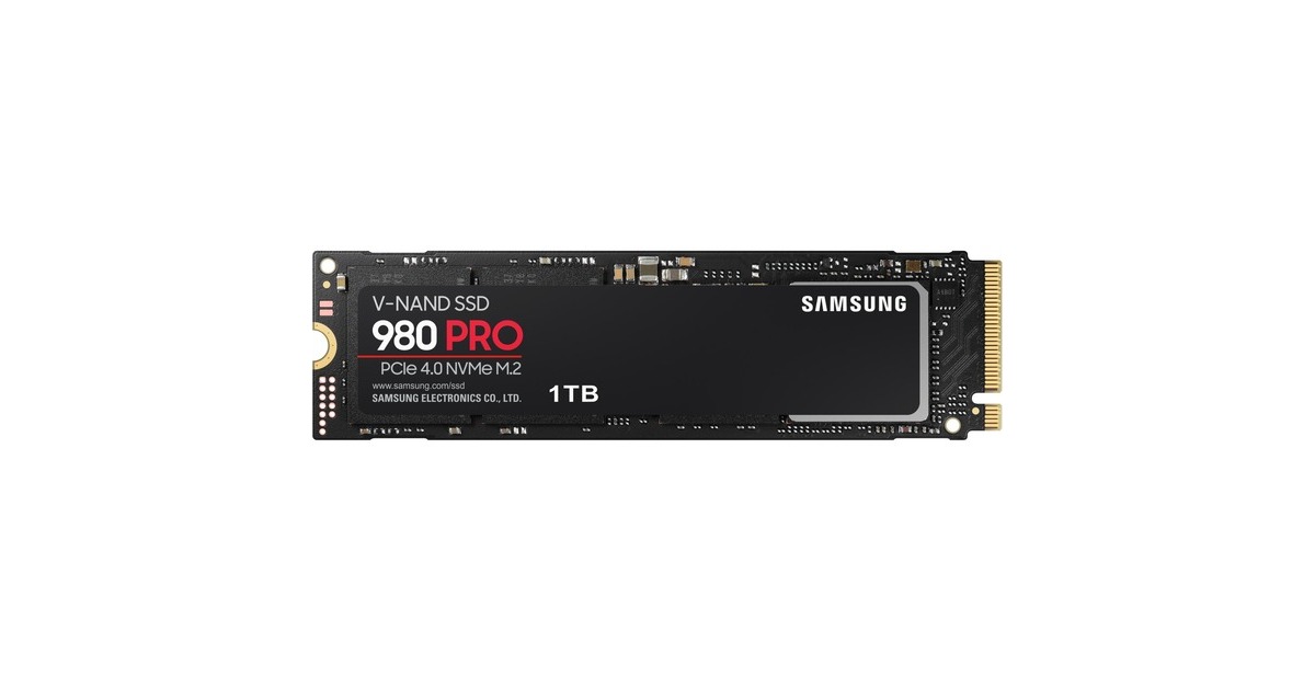 SAMSUNG 980 PRO 1 TB, SSD PCIe 4.0 x4, NVMe 1.3c, M.2 2280, intern