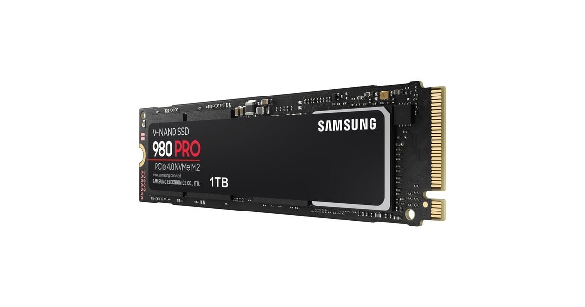 SAMSUNG 980 PRO 1 TB, SSD PCIe 4.0 x4, NVMe 1.3c, M.2 2280, intern