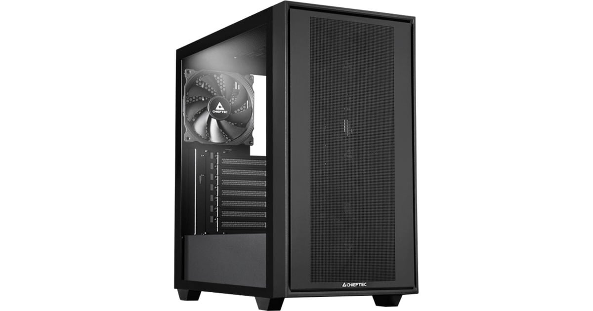 Chieftec Night Hunter GS-03B-BLK-OP (B) – E-ATX Gaming Behuizing – 4 PWM Fans – Focus Op Airflow – Voor High-end GPU's Tot 425 Mm