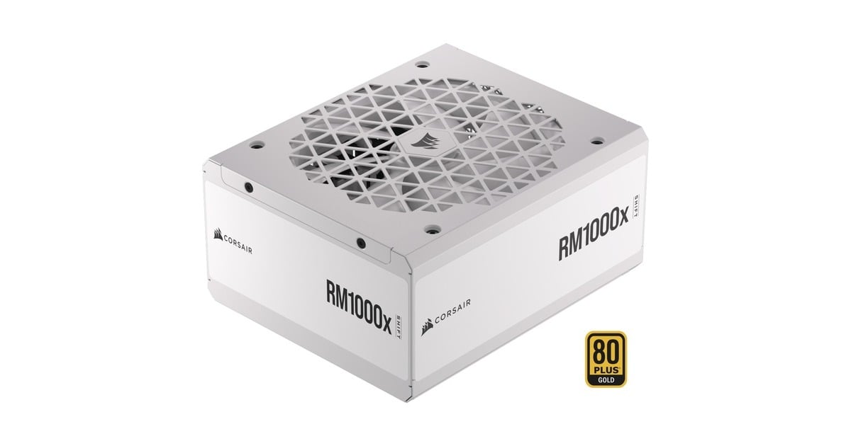 Corsair RM1000x SHIFT White, PC-Netzteil weiß, 1x 12-Pin High 