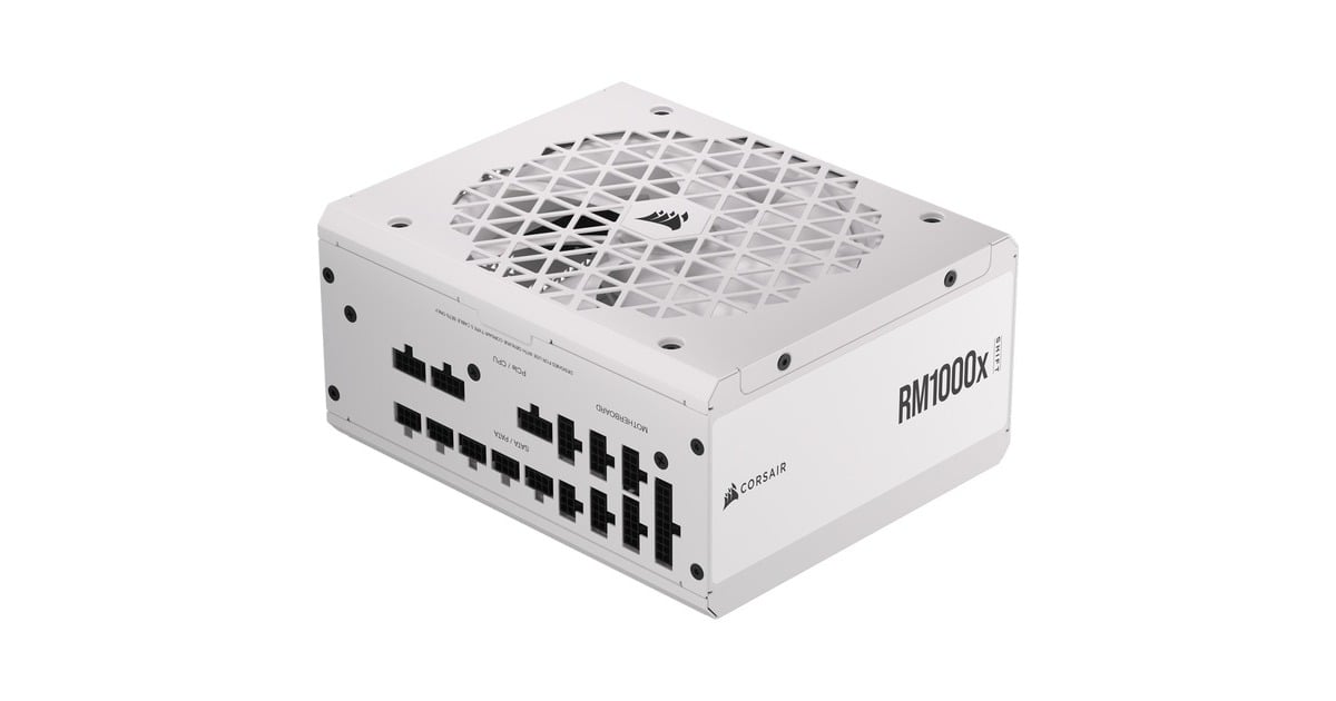 電源ユニット Corsair RM1000x Shift White RM1000x SHIFT 80 PLUS Gold 認証完全モジュール式 ATX 電源