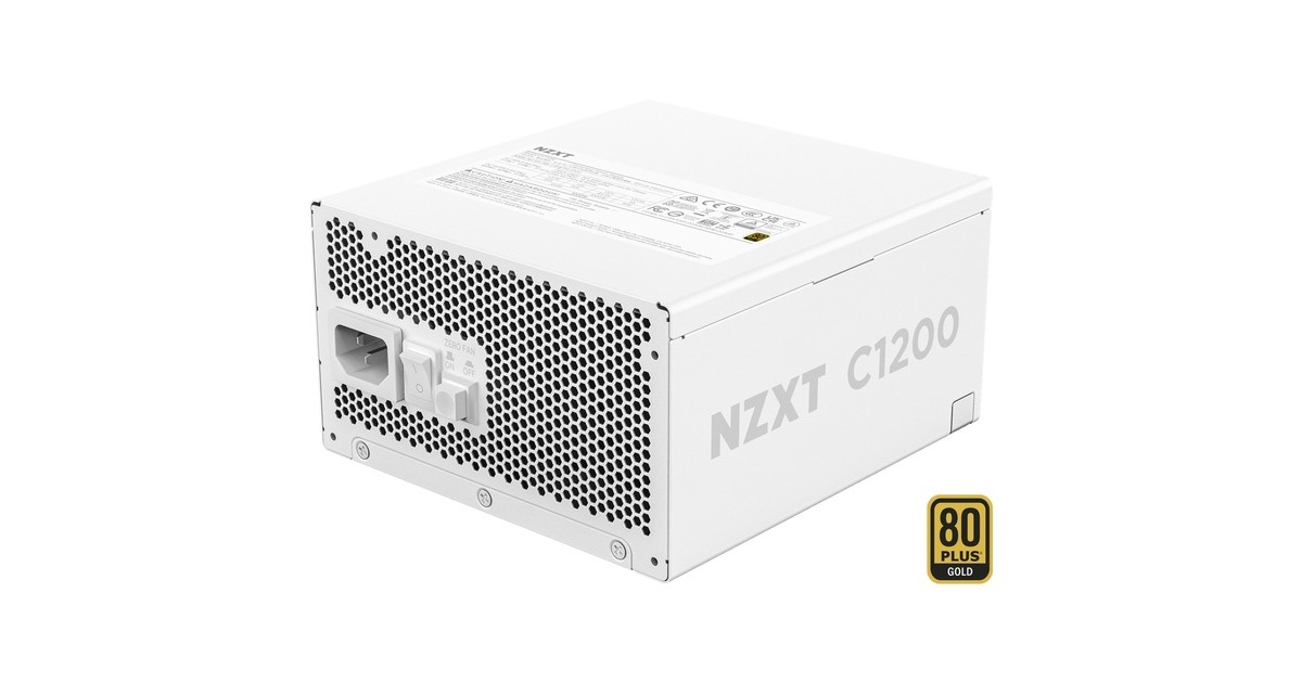 NZXT C1200 Gold ATX 3.1, PC-Netzteil weiß, 1x 16-Pin Grafikkarten