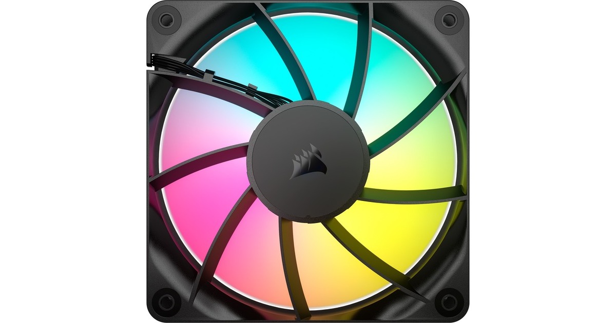 Corsair RS120 ARGB, Gehäuselüfter schwarz, 3er Pack