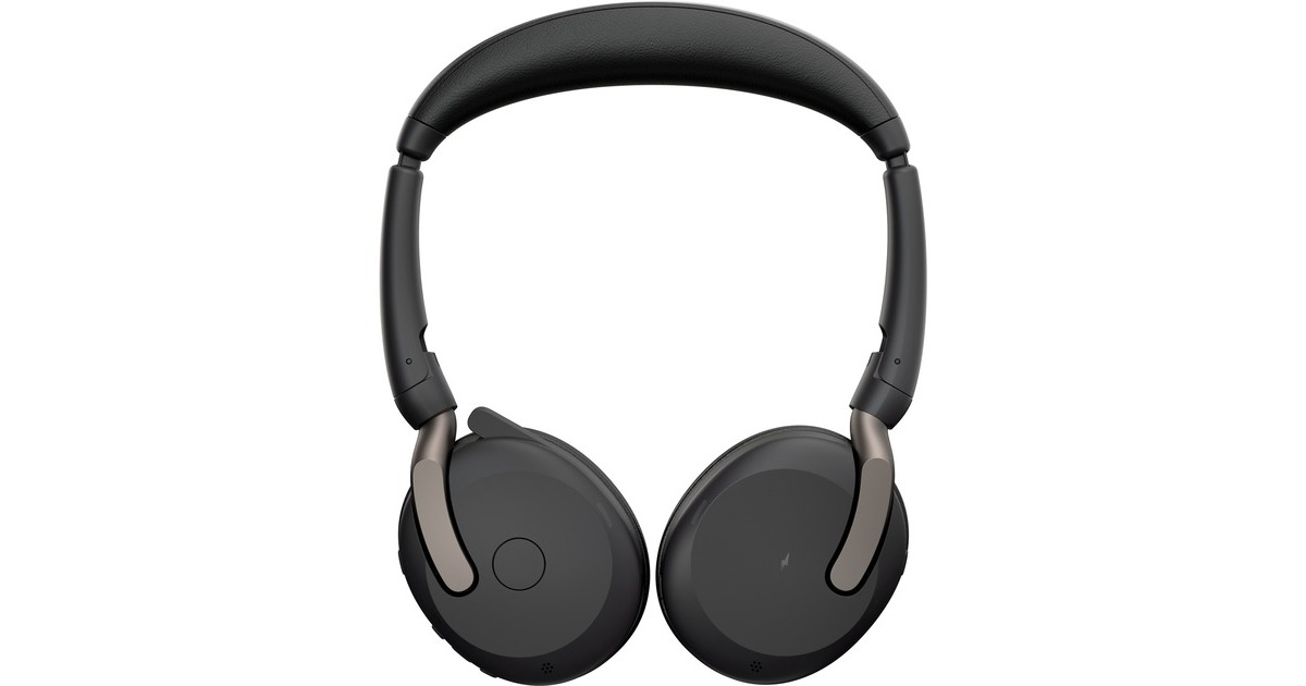 Jabra Evolve2 65 Flex Duo, Headset schwarz, Stereo, UC, USB-A 