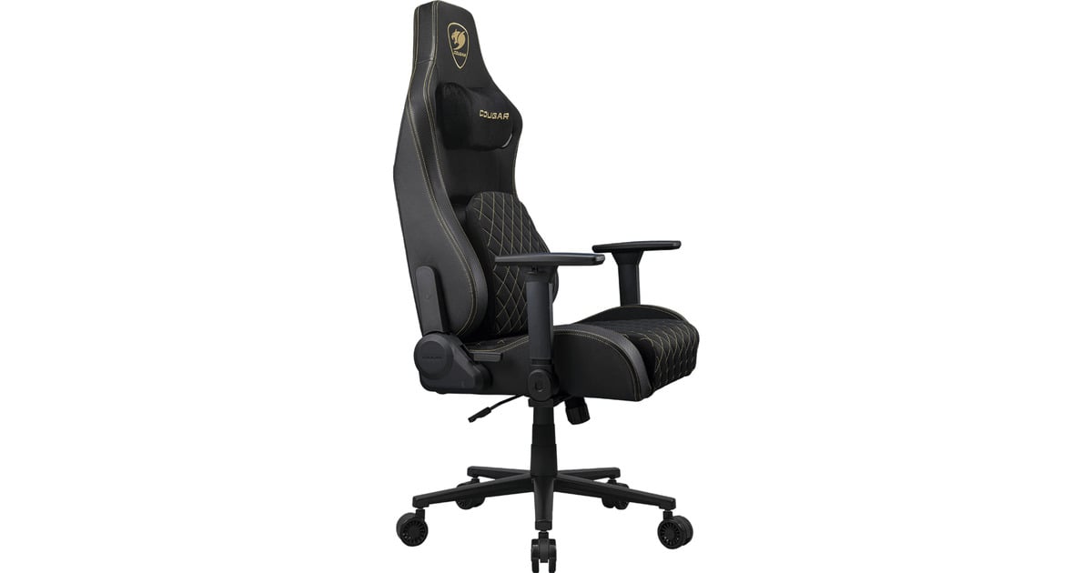 Cougar Gaming-Stuhl Defensor Gold F schwarz/gold