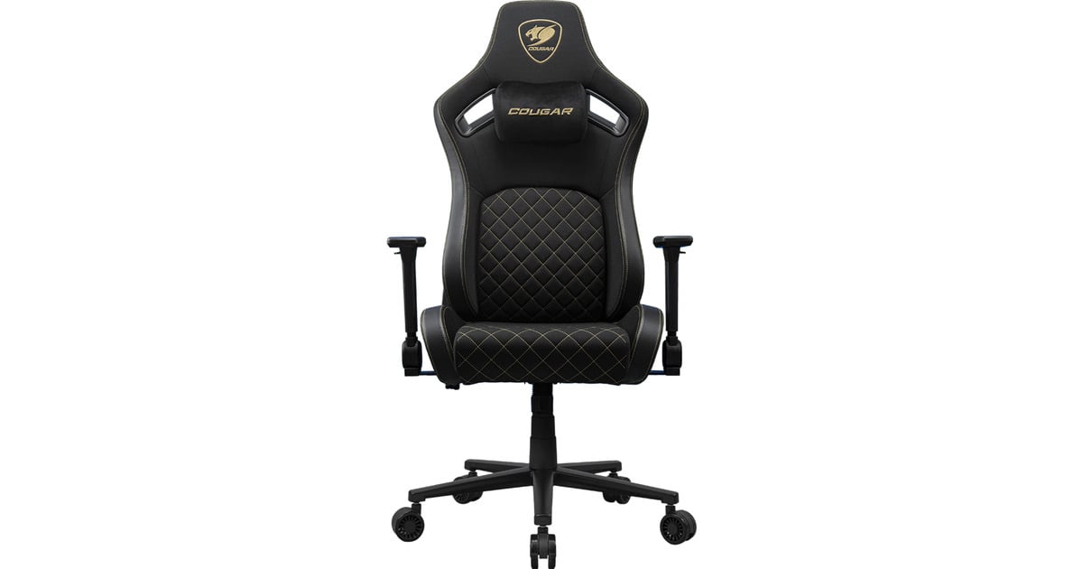 Cougar Gaming-Stuhl Defensor Gold F schwarz/gold