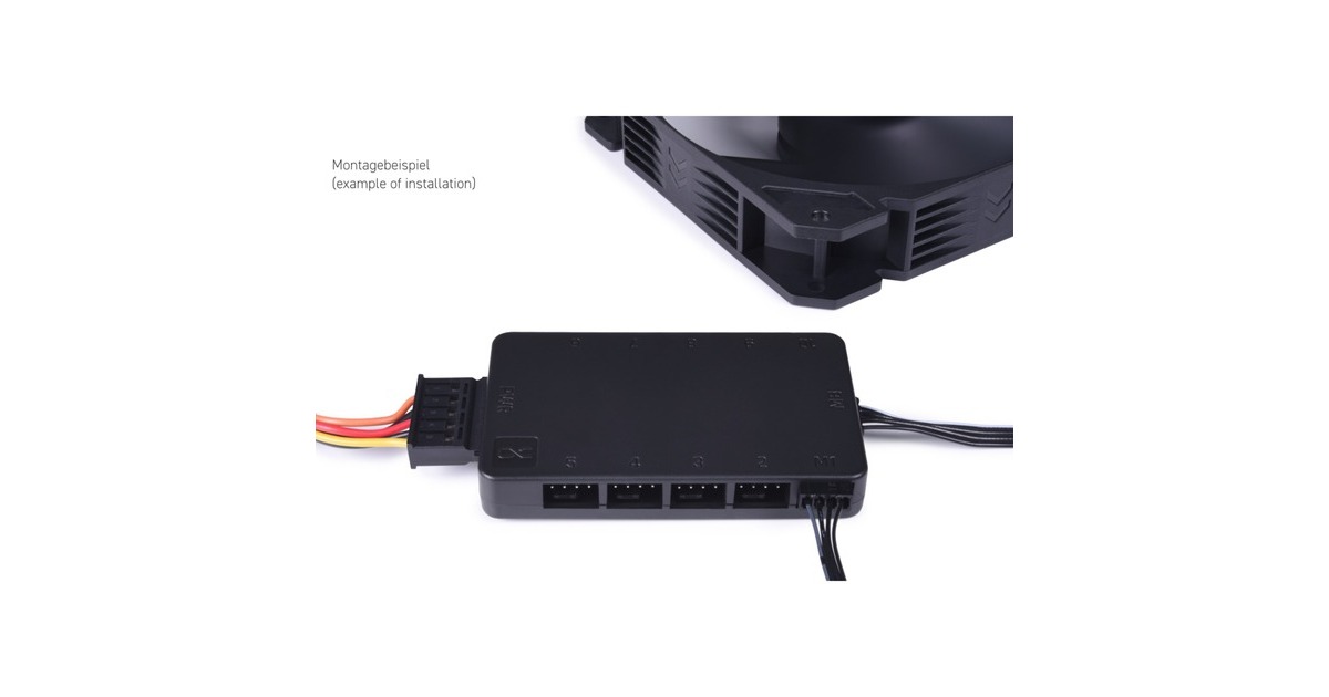 Tagtight PWM Drehzahlregler Für 4-Pin Lüfter – USB Type-C Netzteil, 5V Auf 12V Boost, Einstellbare Geschwindigkeit 0–100% – Für Wasserkühlung & DIY