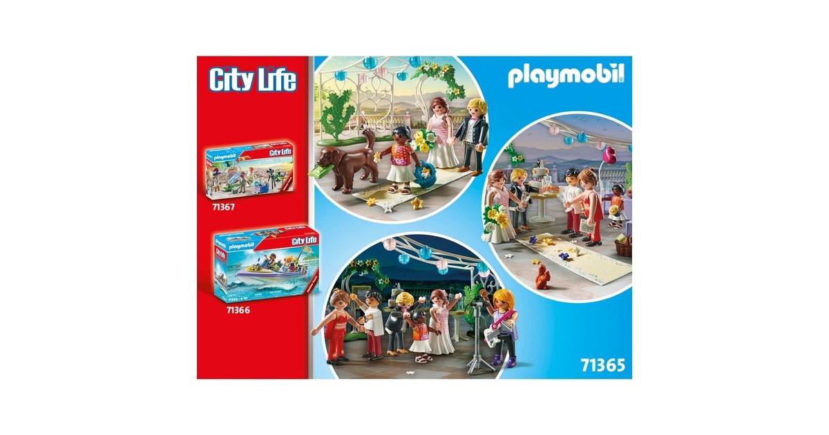 Playmobil City Life - 71365 - PLAYMOBIL Huwelijksfeest - LET OP dit product wordt niet meer geproduceerd door Playmobil en is NU nog beperkt Leverbaar