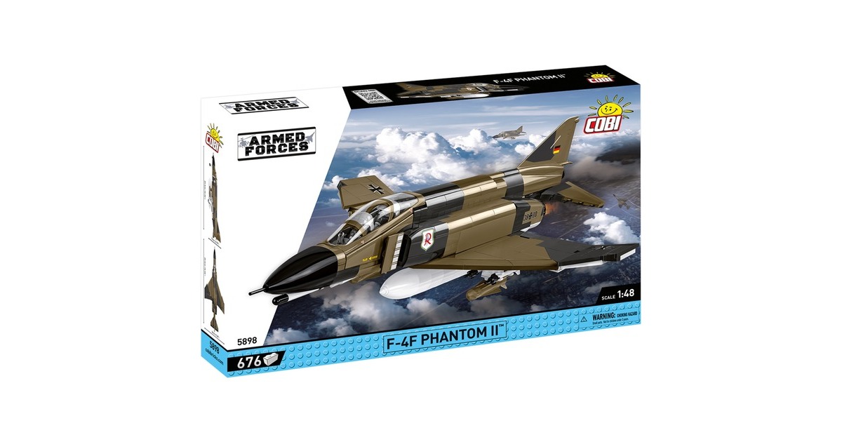 Maquette COBI 5897 - F-4 Phantom II - Avion Militaire - Blocs Plastique