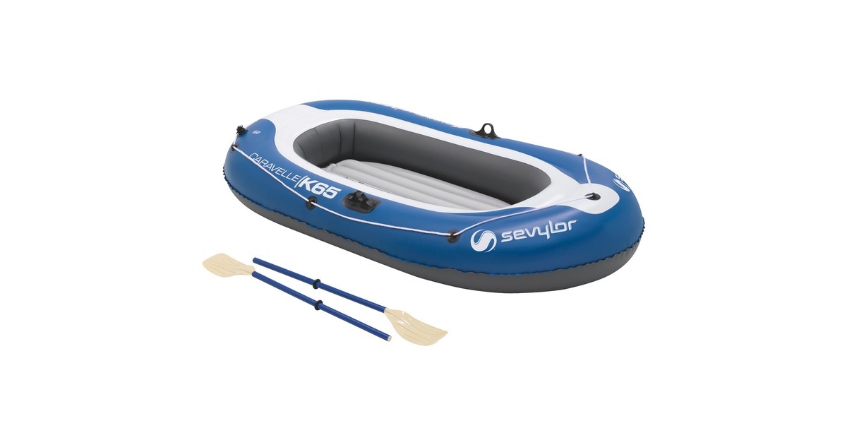 Sevylor Caravelle KK65 Schlauchboot Kit 230 x 123cm, Set mit Rudern 