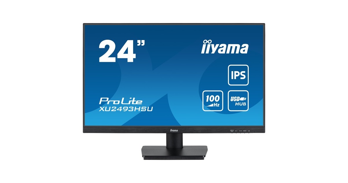 iiyama ProLite XU2493HSU-B6, LED-Monitor 61 cm (24 Zoll), schwarz 