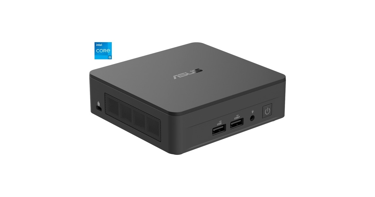 ASUS NUC 13 Pro Slim Kit RNUC13ANKI500002I, Barebone schwarz, ohne 