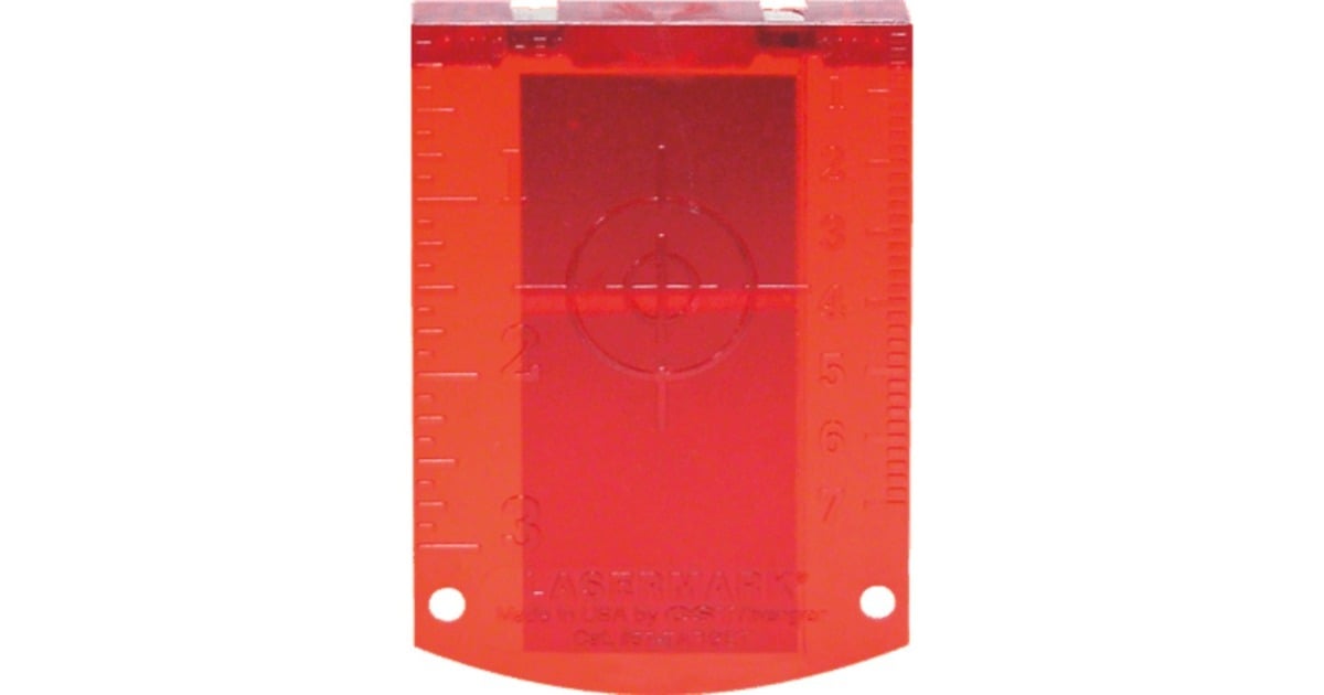 2x Laserzieltafel Rot & Grün - Magnetisch Für Linienlaser, Kreuzlaser & Nivelliergeräte