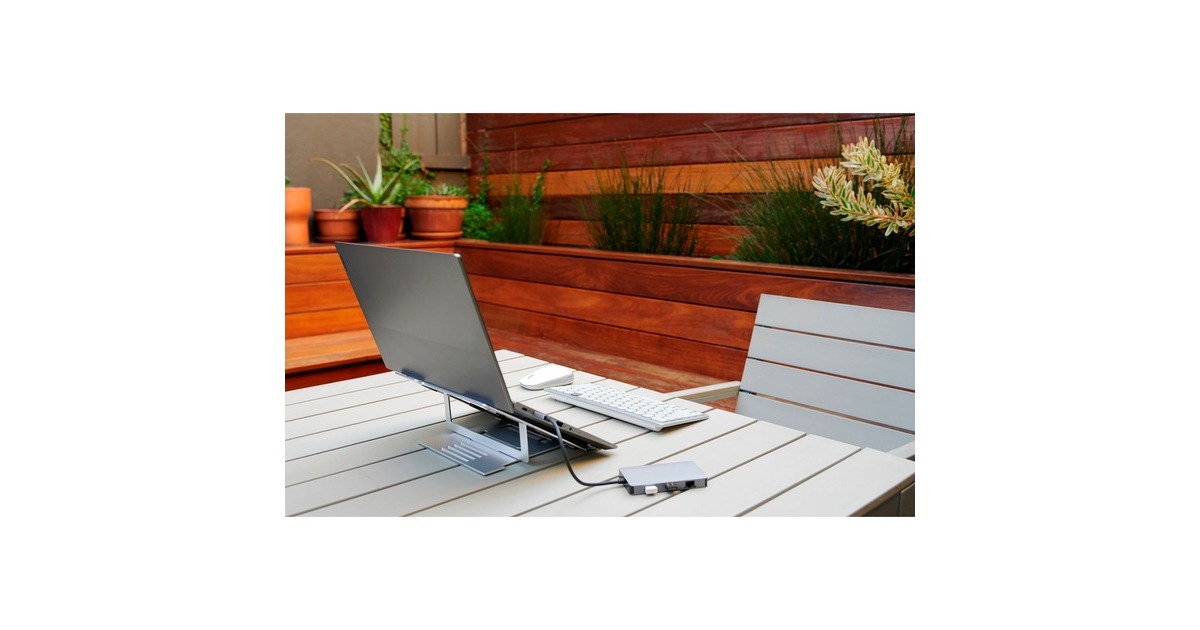 Kensington Easy Riser Aluminium Laptopständer silber