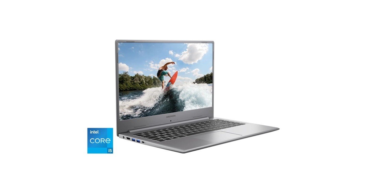 Medion AKOYA S15449 (MD64142), Notebook titan, ohne Betriebssystem 