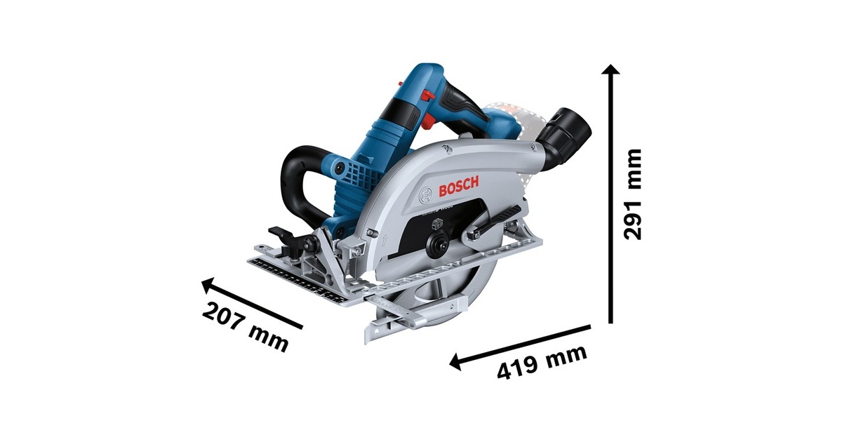 Bosch Professional Akku-Handkreissäge BITURBO GKS 18V-70 L  