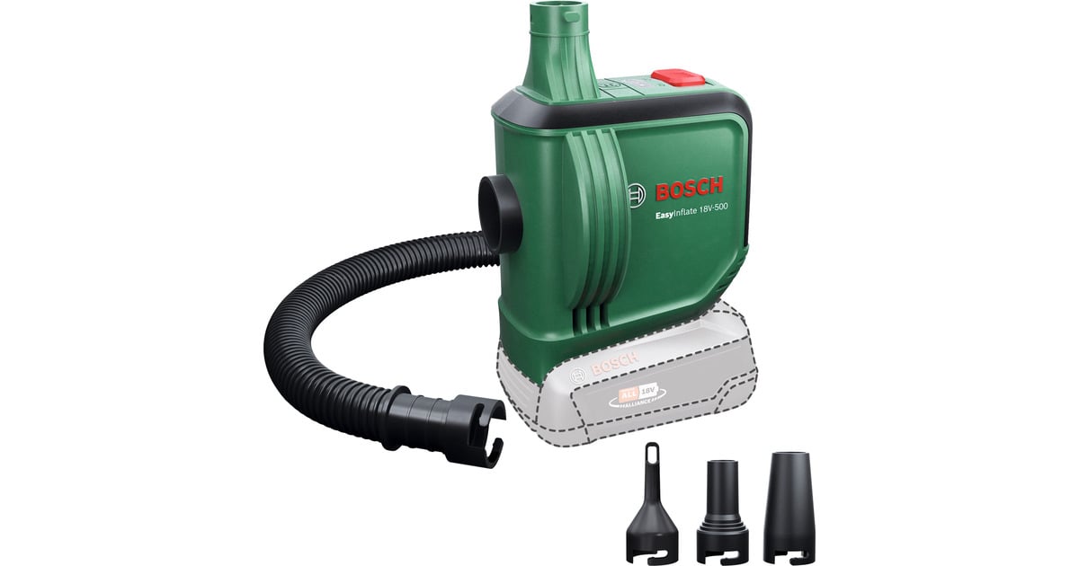 Bosch Heimwerken & Garten Akku-Luftpumpe EasyInflate 18V-500 solo  
