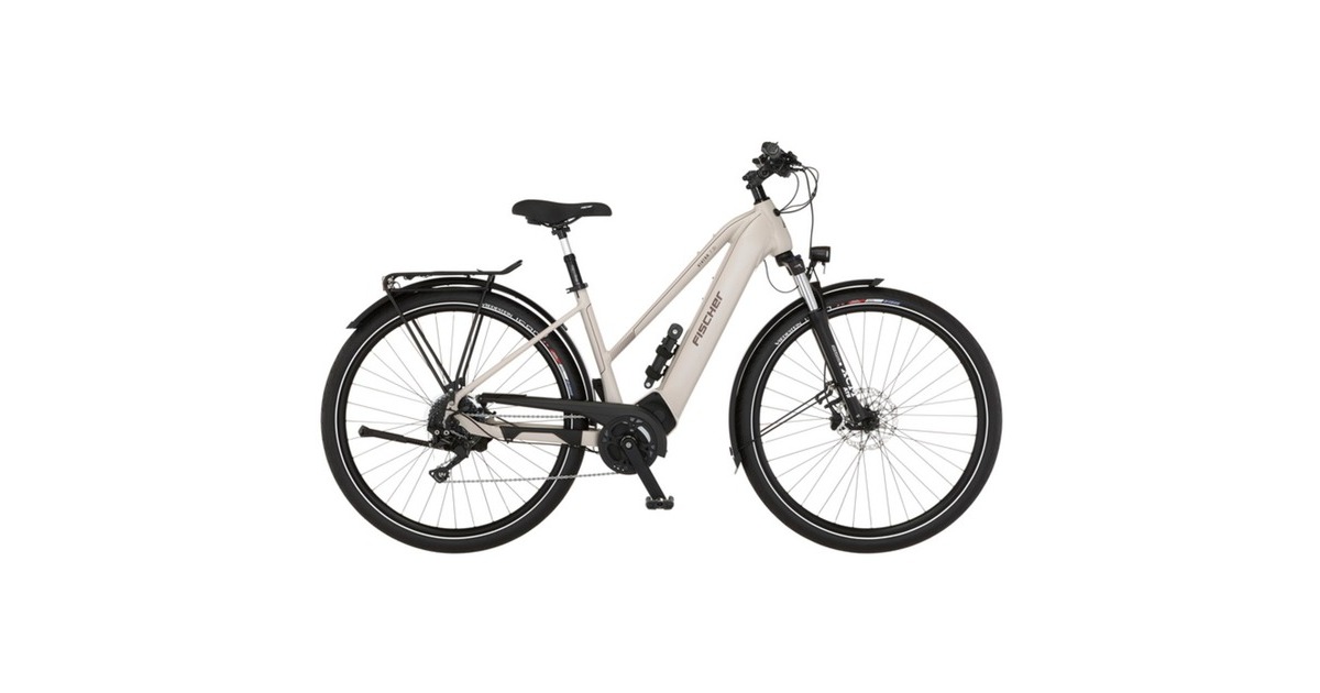 FISCHER Fahrrad Viator 7.0i, Pedelec hellgrau, 28