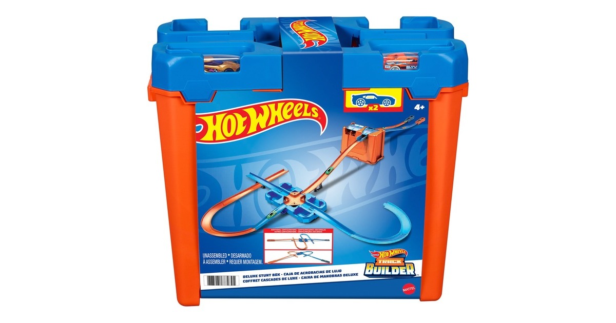 Hot Wheels Track Builder Unlimited Mega Stunt Box Rennbahn