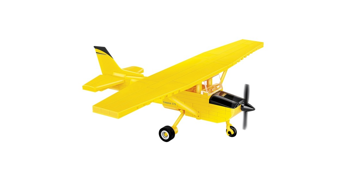 COBI Cessna 172 Skyhawk, Konstruktionsspielzeug gelb 