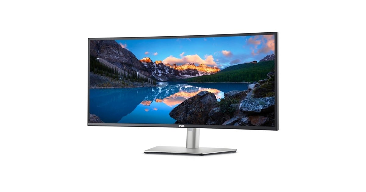 Dell U3423WE, LED-Monitor 87 cm (34 Zoll), silber/schwarz, WQHD