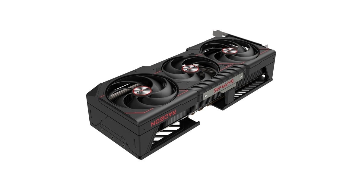 SAPPHIRE Radeon RX 9070 XT Pulse, Grafikkarte schwarz, RDNA4
