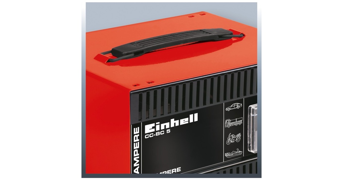 Einhell Ladegerät Blinkt Rot Und Grün Einhell Batterie-Ladegerät CC-BC 5 rot/schwarz, für Kfz- und