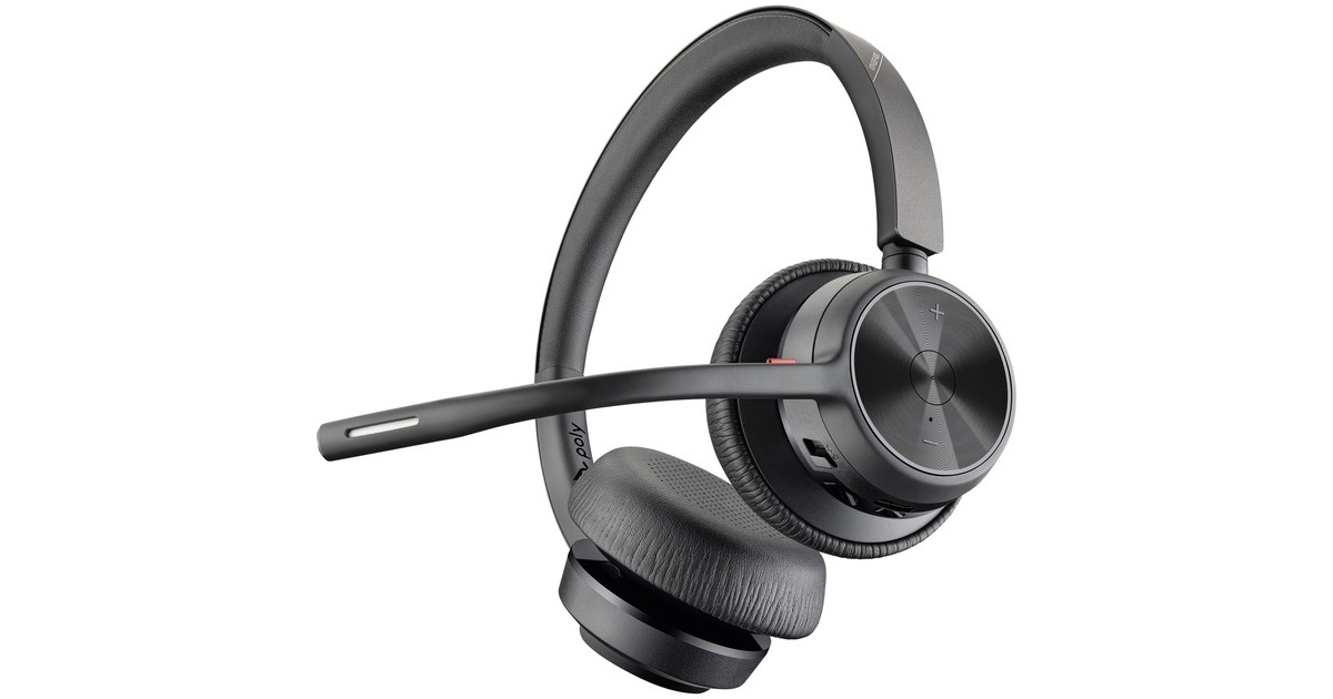 Poly Voyager 4320 UC, Headset schwarz, USB-C